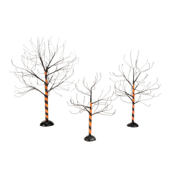 Department 56 Halloween Village Accessory Tricky Trees Set of 3 6018482