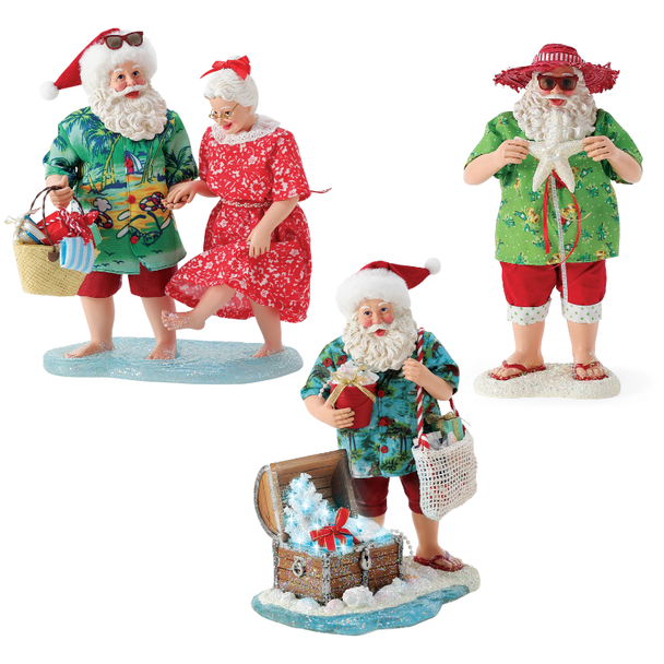 Department 56 Possible Dreams Santa Beach Set 4063940 