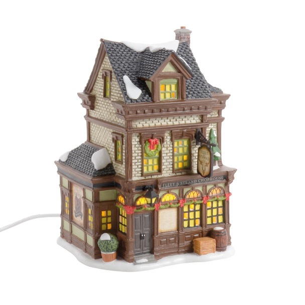 Department 56 Dickens Village First Edition Fleet & Strand Chophouse Building 6018304FE