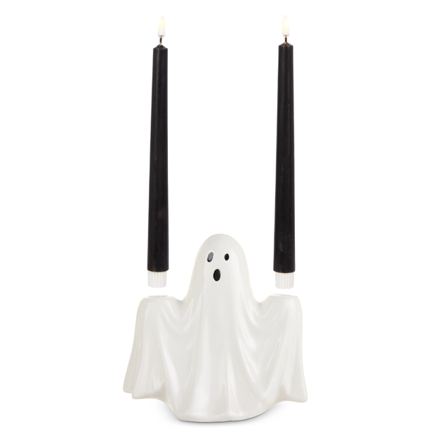 Raz 8" Ghost Candle Holder Halloween Decoration 4623027 -2