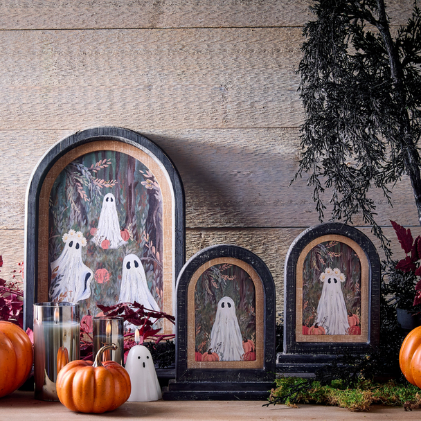 Raz 9.75" or 16.5" Haunted Forest Halloween Wall Art 