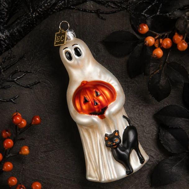Raz Eric Cortina 5.75" Ghostly Companions Halloween Ornament-2
