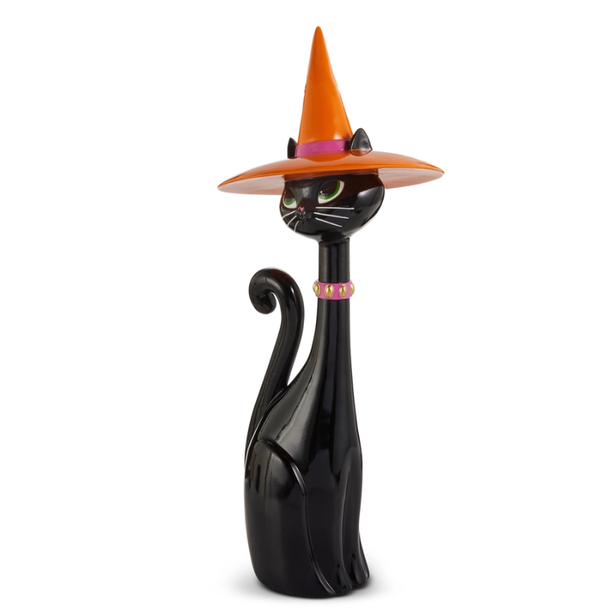 Raz 31" Halloween Kitty Witch Halloween Figure Decoration 4657632
