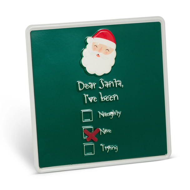 Raz 8" Dear Santa Sign Magnetic Christmas Decoration 4621390
