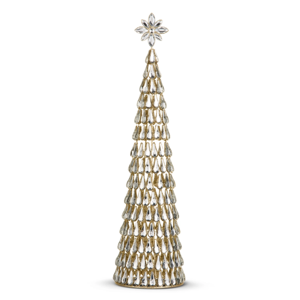 Raz 16.5" or 20" Jewel Cone Tree Christmas Decoration -3