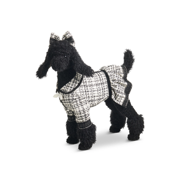 Raz Black Labradoodle or Cream Poodle Christmas Figure -2