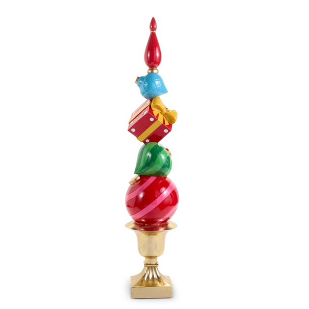 Raz 52" Present and Ornament Finial Christmas Decoration 4617804