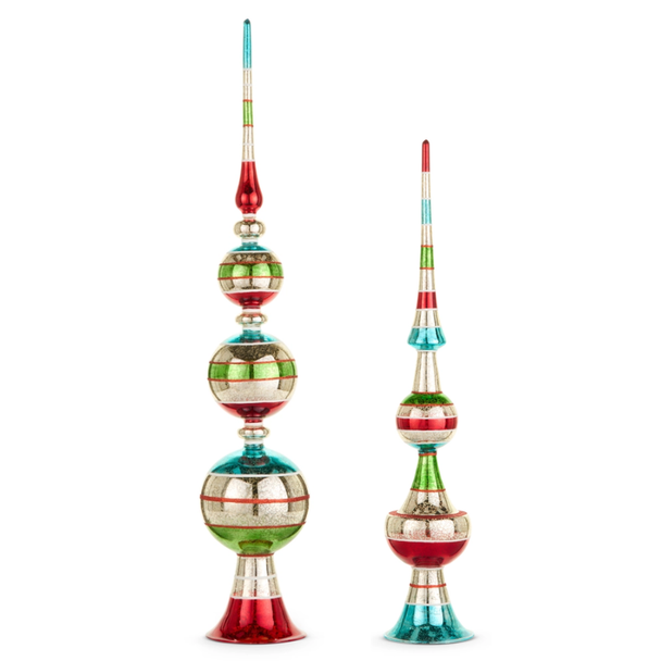 Raz 27" or 33" Multicolor Finial Christmas Decoration