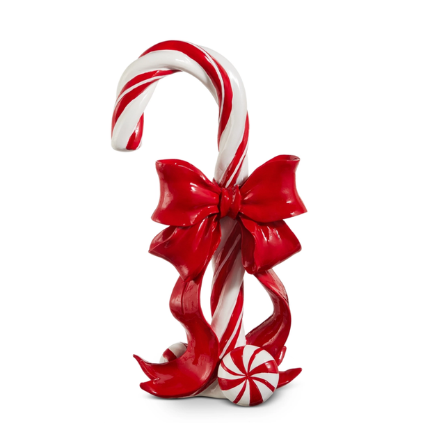 Raz 12" or 14" Red and White Candy Cane Christmas Decoration -4