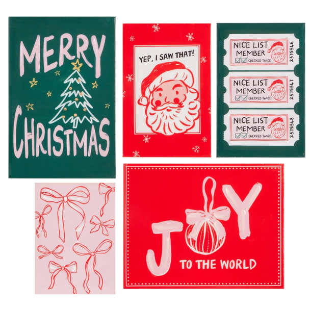 Raz 14.25" Pink Christmas Wall Art Christmas Sign 4636644 -2