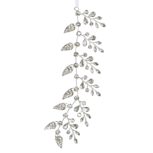 Raz 9" Clear Jewel Vine Christmas Ornament 4613615