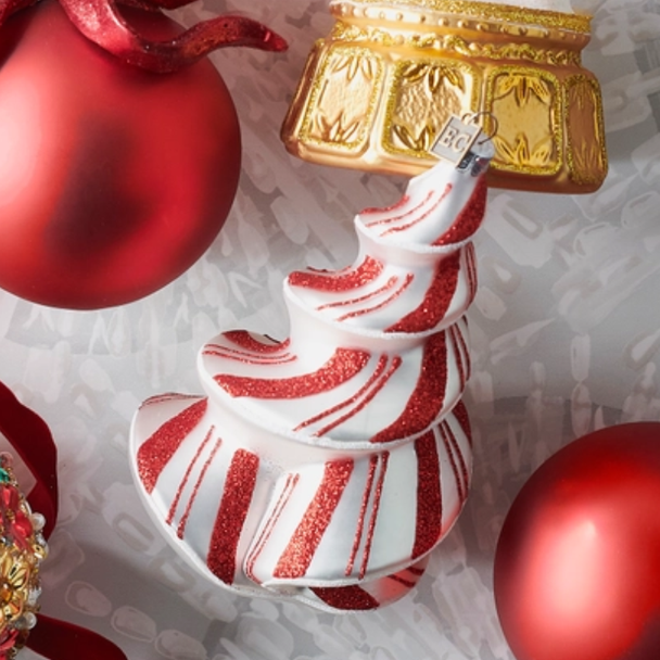 Raz Eric Cortina 3.5" Golden Ginger Jar Glass Christmas Ornament 4653206