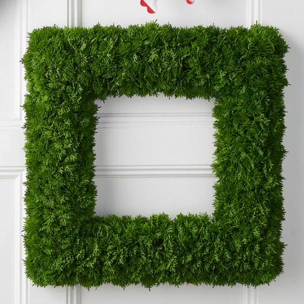 Raz 24" Square Sedum Christmas Wreath W4622750