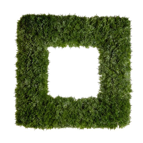 Raz 24" Iced Square Sedum Christmas  Wreath W4641843 -2