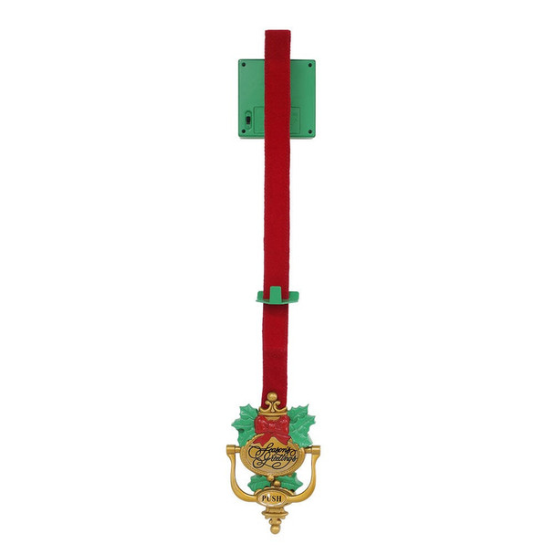 Kurt Adler Musical Wreath Hanger Door Chime Christmas Wreath Hanger BAT1508