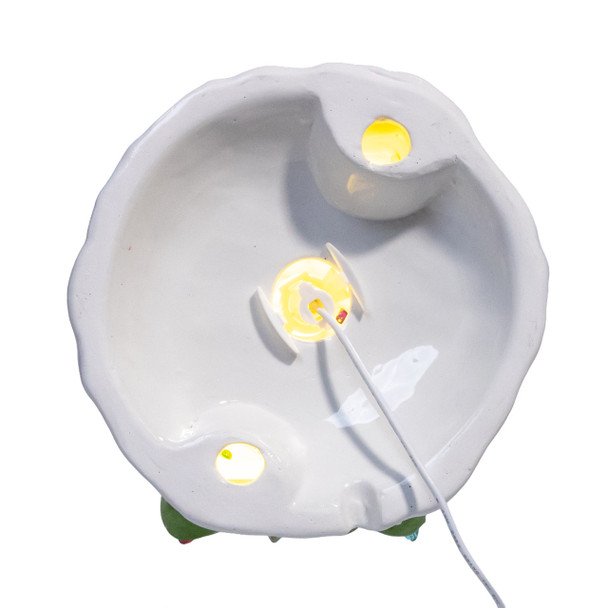 Kurt Adler 15" USB LED Lighted Ceramic Christmas Tree Table Lamp USB0403 -3