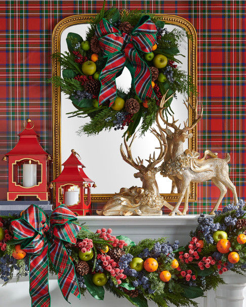 Home for the Holidays Mantel Décor & Garland Collection