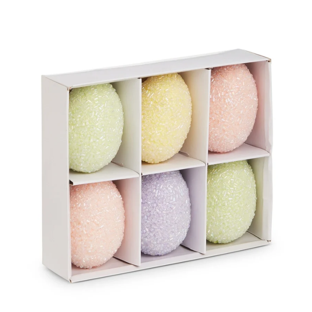 Raz 2.5" Box of Embellished Eggs Easter Decoration 4620812