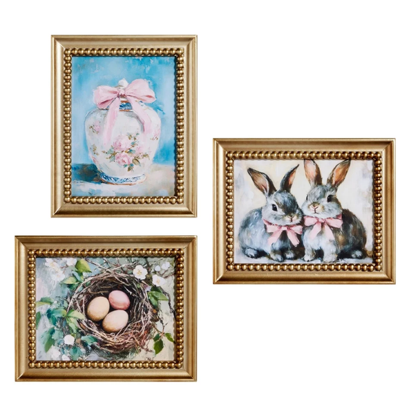 Raz 10.25" Springtime Charm Framed Print Spring Decoration 4621375