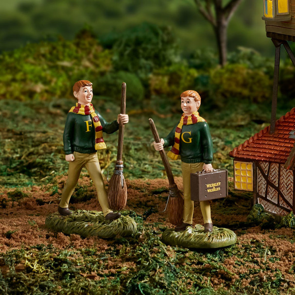 Department 56 หมู่บ้านแฮร์รี่ พอตเตอร์ เฟรดและจอร์จ วีสลีย์ รูปที่ 6003332