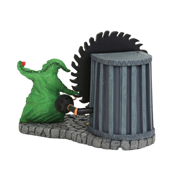 Department 56 The Nightmare Before Christmas Oogie Boogie Gives a Spin Animated Village Figure 6004819 -3