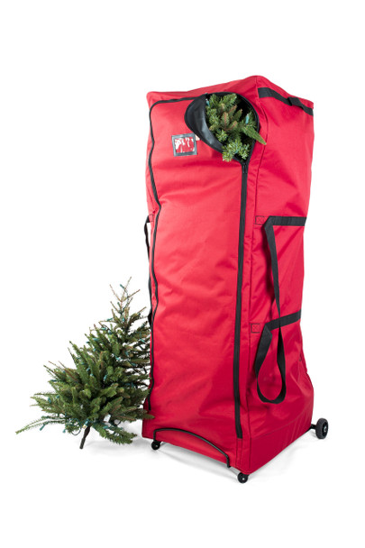 Santa's Bags Bolsa de lona vertical extra grande para almacenamiento de árbol de Navidad 10491