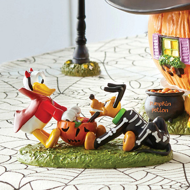 Department 56 Disney's Halloween Village Donald et Pluto's Tussle 6007729