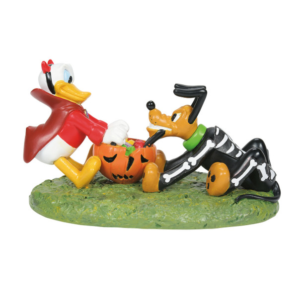 Department 56 Disney's Halloween Village Donald ja Pluto's Tussle 6007729 -2