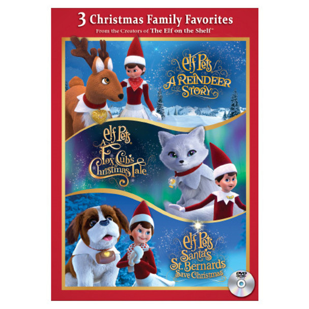 Elf On The Shelf Elf Pets Tripack DVD Ensemble de 3