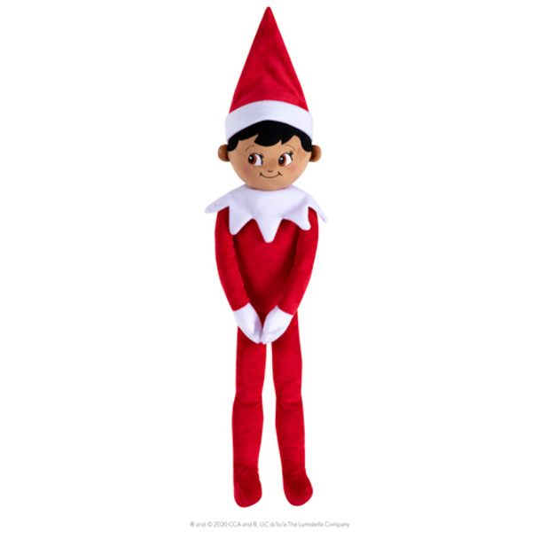 Elf On The Shelf 27" elfo niño afroamericano abrazable