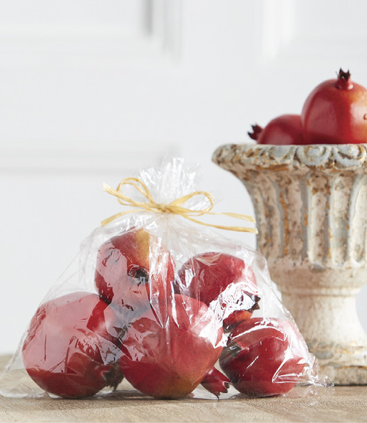 Raz Bag of 3.5" Pomegranates Christmas Decoration 4002337