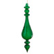 Raz 11.25" Green Finial Glass Christmas Ornament 4122879 -3