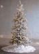 Raz 7.5' Snake Light Flocked Silverado Fir Christmas Tree T4152003