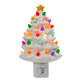 veilleuse de Noël enfichable pour arbre de Noël en céramique de 6,1 pouces 2594380 -3