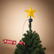 20" JOY or Ho Ho Ho Electric Lighted Animated Santa Flying Around Tree Christmas Tree Topper 2604030 -2