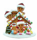 Gingerbread House Family of 3 Personalized Christmas Ornament OR1872-3