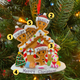 Gingerbread House Family of 3 Personalized Christmas Ornament OR1872-3