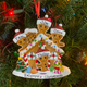 Gingerbread House Family of 4 Personalized Christmas Ornament OR1872-4