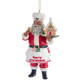 4.5" African American Chef Santa Christmas Ornament E0536 -3