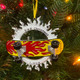 Skateboarding personalisierter Weihnachtsschmuck or510-r