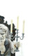 Katherine's Collection  Gone Batty Atticus Apparition with Candelabra Halloween Wall Decoration 28-228492 -4