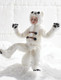 Figura navideña de elfo articulado de oso polar Raz de 16" 