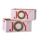 Raz Set mit 2 17,75" Joy Crates Weihnachtsdekorationen 4212313 -2