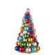 Raz 10", 13", eller 15,5" flerfarget ball ornament juletre -3