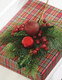 Raz 18.5" Mixed Greenery with Berries and Ornaments Christmas Tree Pick F4226019