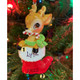 Baby Deer in Boot Personalized Christmas Ornament OR2393-RG -2