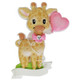 Giraffe rosa Ballon personalisierte Weihnachtsdekoration or2236-f -3