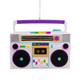 Hallmark 2,5" retromusiikin boom box joulukoristeen 1hgo3016