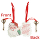 Primitives By Kathy Santa Claus Key Christmas Ornament 115321