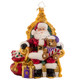 Christopher Radko Strike A Pose Santa Glass Christmas Ornament 1021359